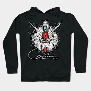 Gundam RX-78 Signature style Hoodie